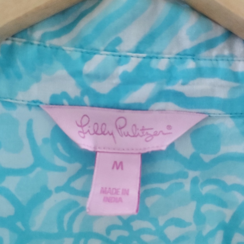 Lilly Pulitzer Sanibel Tunic Dress in Shorely Blue - Picture 10 of 14